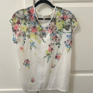 Ted Baker London Alysin Pergola Woven Front Top